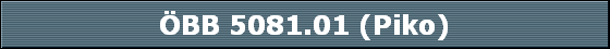 �BB 5081.01 (Piko)